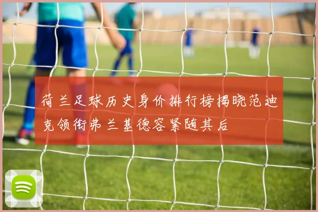 荷兰足球历史身价排行榜揭晓范迪克领衔弗兰基德容紧随其后